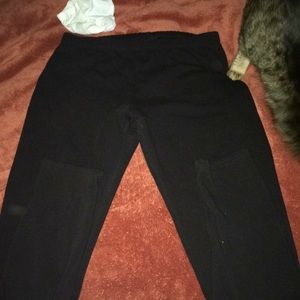 Black Fuzzy Pants